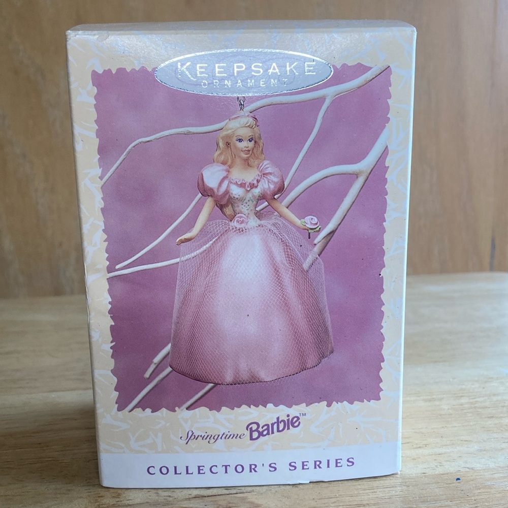 Hallmark Keepsake Ornament Springtime Barbie 1996 (Easter)